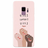 Husa silicon pentru Samsung S9, Girls Supportgirls