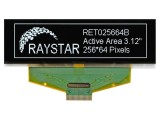 Afișaj OLED grafic 3,12", 256x64, RAYSTAR OPTRONICS, albă