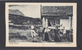 Carte Postala Romania - Port Popular National - Viata la tara, Circulata, Fotografie