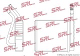 Radiator incalzire habitaclu Isuzu D-Max 12, D-Max, motor: 2.4, 2.5 D, 3.0 d, 3.0 TD, 3.5 V6, 178x174x26, SRLine, miez si rezervor din aluminiu