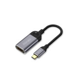 Adaptor din aluminiu cu conectare tip-C la HDMI 4K , Gri - Fonex