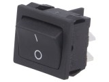 Rocker DPST 2 ON-OFF 10A/250VAC 10A/28VDC negru