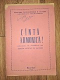 Culegere programe brigazi artistice agitatie, Canta Armonica 1962, Casa Creatiei Populare, 52 pag, format 20x13
