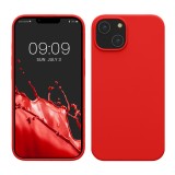 Husa Kwmobile pentru Apple iPhone 14, Rosu, Silicon, KWM000016NI038C, Carcasa