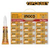 Super glue (12 pcs) - Ingco HSGU3122