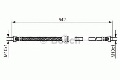 Conducta / cablu frana AUDI Q7 (4L) (2006 - 2015) BOSCH 1 987 476 325 foto