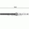 Conducta / cablu frana AUDI Q7 (4L) (2006 - 2015) BOSCH 1 987 476 325