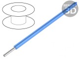 Cablu EcoWire s&acirc;rmă Cu 18AWG MPPE albastru 600V 30,5m