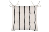 Pernă De Scaun St Trop 40X40 Cm, Culoare Negru, 100% Bumbac