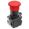 Comutator de siguranţă 22mm - roşu