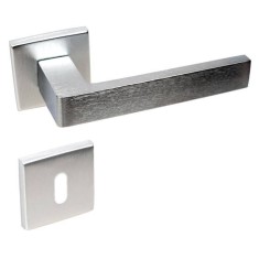 M&acirc;ner pentru uși de interior - M1039 - crom satin cu rozetă cheie