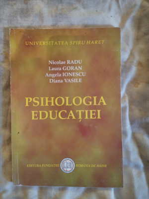 Psihologia educatiei-Nicolae Radu... foto