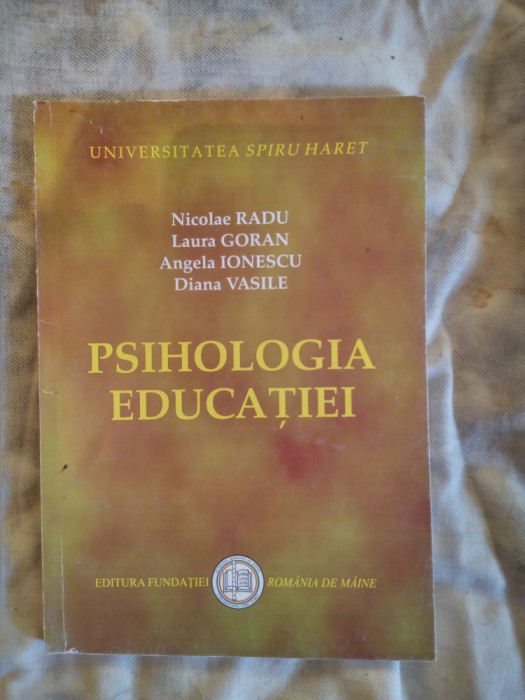 Psihologia educatiei-Nicolae Radu...