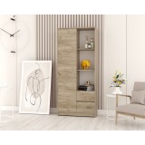 Dulap MP1 - 1U+2S, 80x33x180 cm, Stejar K002