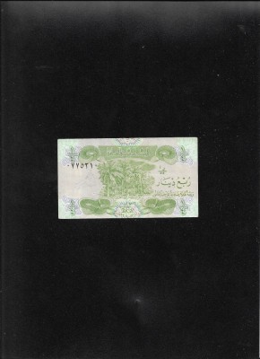 Irak 1/4 quarter dinar foto