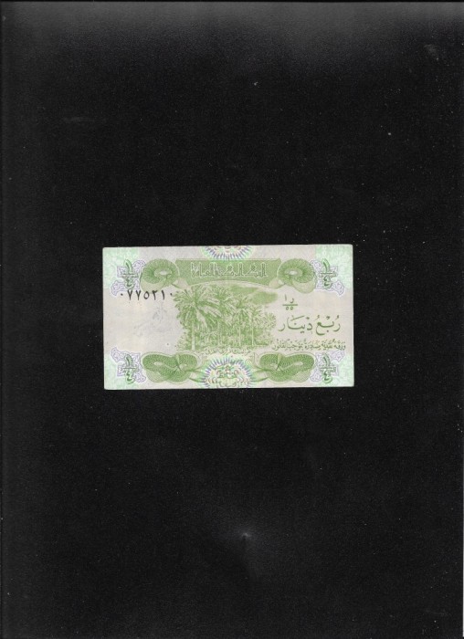 Irak 1/4 quarter dinar