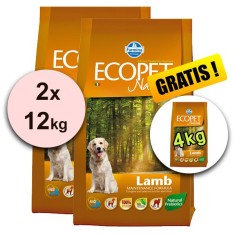 Farmina MO P ECOPET N dog LAMB MEDIUM x 12kg + 4kg GRATUIT foto