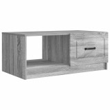 vidaXL Masă de cafea Sonoma gri 90 x 50 x 37 cm Lemn prelucrat 895881