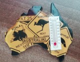 D3 - Magnet frigider - Tematica turism - Australia 2 cu termometru functional