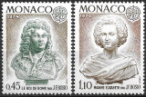 C1309 - Monaco 1974 - Europa-cept 2v.neuzat,perfecta stare, Nestampilat