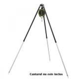 Trepied Cantarire Pescuit Prowess 185cm Aluminiu, Carlig Otel, Picioare Telescopice Autoblocare, Lungime 1m/1.85m, 1.6kg
