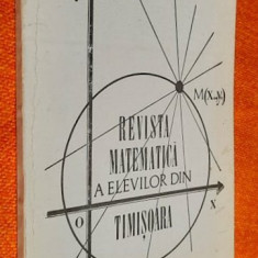 Revista matematica a elevilor din Timisoara Nr. 1 si 2 din 1989