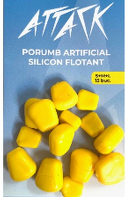 Porumb Artificial Attack Soft Silicon Floating, S+M+L, 15buc/pac foto