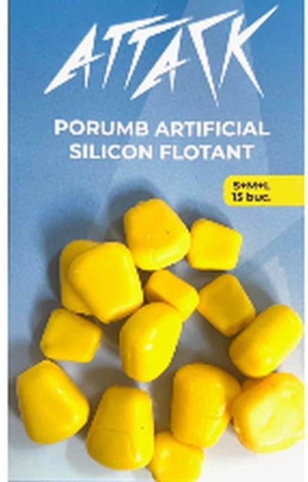 Porumb Artificial Attack Soft Silicon Floating, S+M+L, 15buc/pac