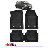 Covorase Auto TeamCar&reg; Tip Tavita Compatibile Opel Corsa D 4 usi (2006-2014) Negru Material Rezistent, Cauciuc