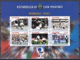 San Marino 2002 - Istoria Campionatului Mondial de Fotbal, Bloc, MNH
