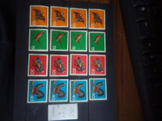 Lot 4 serii Germania 1965 nesstampilate MNH foto