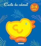Carte de colorat copii 3-4 ani, imagini mari, contur gros, Girasol, 2020, 24 pagini, format 21.5x20cm