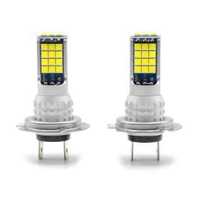 Set 2 Becuri auto H7, 30 LED/bec, 180W/set foto