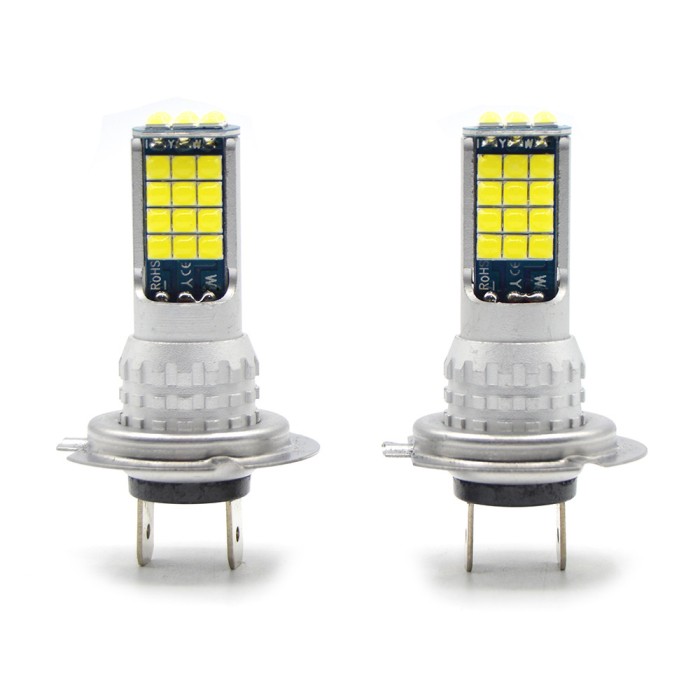 Set 2 Becuri auto H7, 30 LED/bec, 180W/set