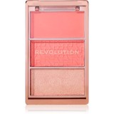 Revolution Blush Icon Palette paleta fard de obraz culoare Authentic Peach 9.8 g