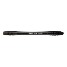 Pix MILAN Fineliner, Mina Neagra, Varf 0.4 mm, Corp din Plastic de Culoare Neagra si Capac Aerisit, Pix Negru, Fineliner Negru, Linere Scoala, Liner M foto
