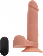 Vibrator Realist Remote Control Silicon Lichid USB 21 cm JGF Premium Sex Toys foto