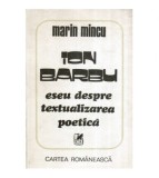 Marin Mincu - Ion Barbu - eseu despre textualizarea poetica - 119292