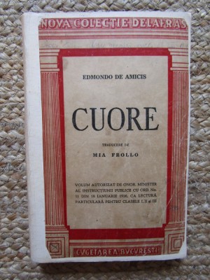CUORE-EDMONDO DE AMICIS foto