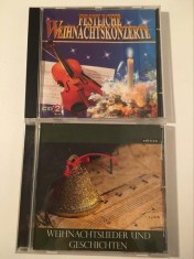 * Lot 2 CD-uri muzica sarbatori Craciun, selectie muzica clasica,