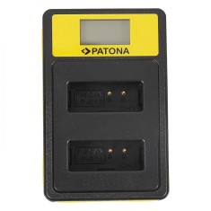 Incarcator Smart Patona USB Dual LCD LP-E12 compatibil Canon EOS M - 141652