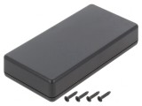 Carcasă Universală ABS Neagră 65x130x25.6mm
