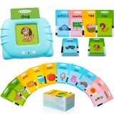 Jucarie educativa Montessori pentru copii, Aurov&reg;, Set masina de invatare cuvinte in limba engleza c, Oem