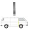 Stap mijloc, stalp B Volkswagen Transporter (T3), 07.1979-1992, montare dreapta, perete lateral; inaltime 51 cm, latime 8 cm, KLOKKERHOLM