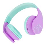 Casti Head-band PowerLocus P1KIDS, Wireless, Albastru