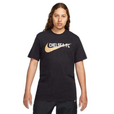 FC Chelsea tricou de bărbați swoosh black - S foto