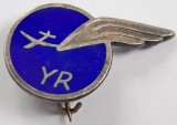 Prima insigna de planorism R.P.R , aviatie si spatiu