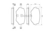 Set placute frana,frana disc SUZUKI VITARA (ET, TA) (1988 - 1998) BOSCH 0 986 424 669