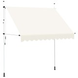 Cumpara ieftin Copertina retractabila manual, crem, 250 cm