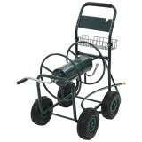 Cumpara ieftin Carucior pentru furtun de gradina cu racord 1/2", 75 m, otel